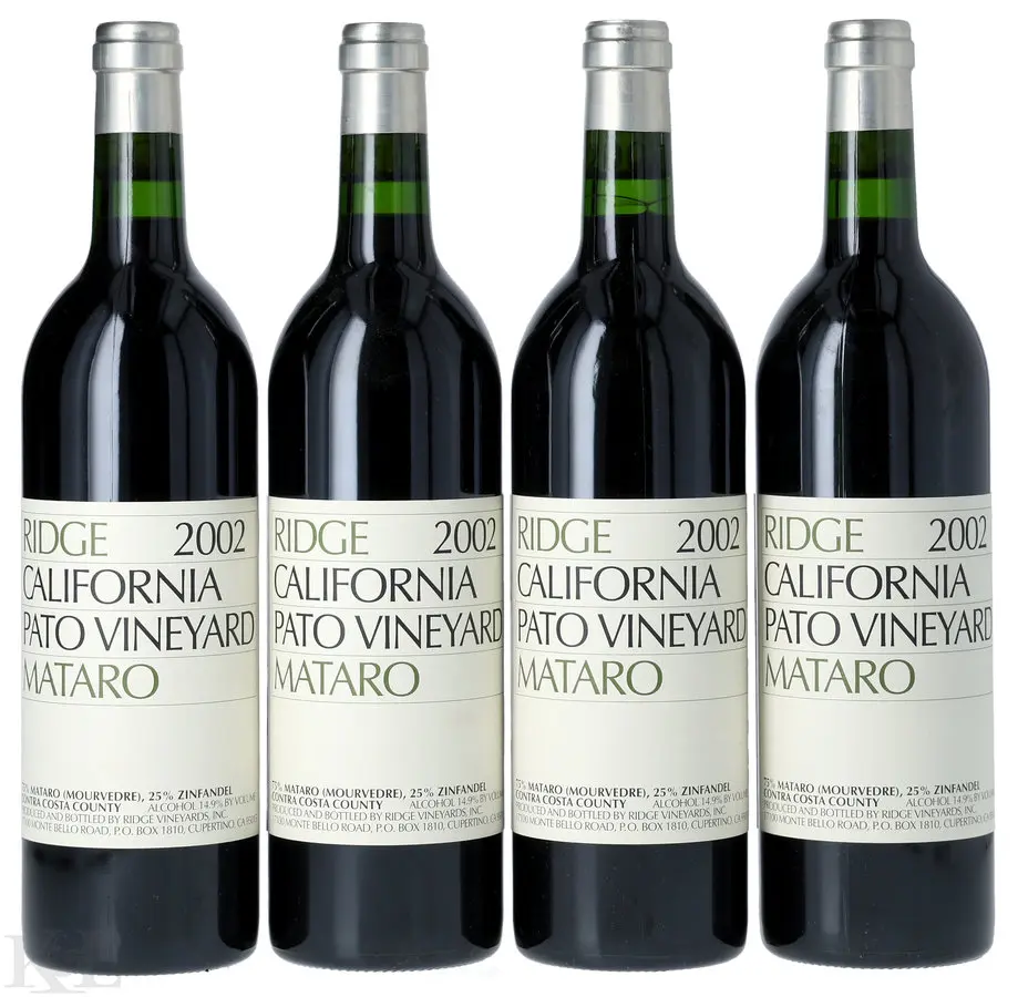 2002 Ridge Vineyards "Pato Vineyard" Contra Costa County Mataro