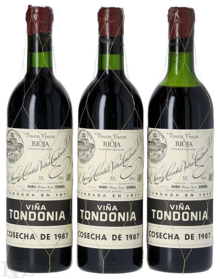 1987 Lopez de Heredia "Viña Tondonia" Gran Reserva Rioja