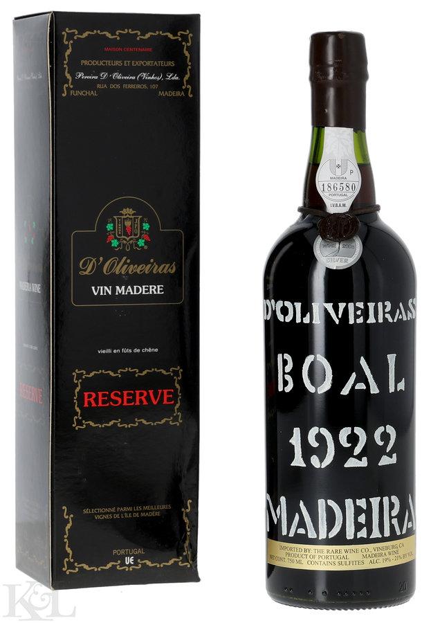 1922 D'Oliveira Boal Madeira Reserva