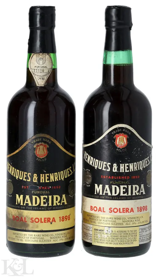 1898 Henriques & Henriques Boal Madeira