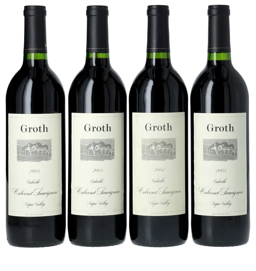 Groth Oakville Cabernet Sauvignon Vertical