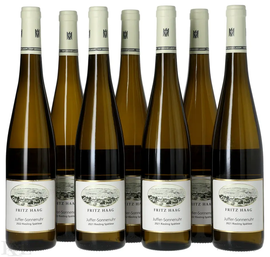 Fritz Haag Brauneberger Juffer Sonnenuhr Riesling Spätlese Mosel Vertical