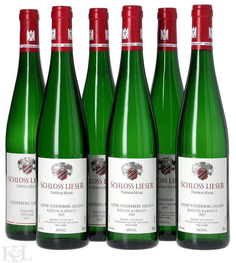 Schloss Lieser Niederberg Helden Kabinett & Riesling Spätlese Horizontal