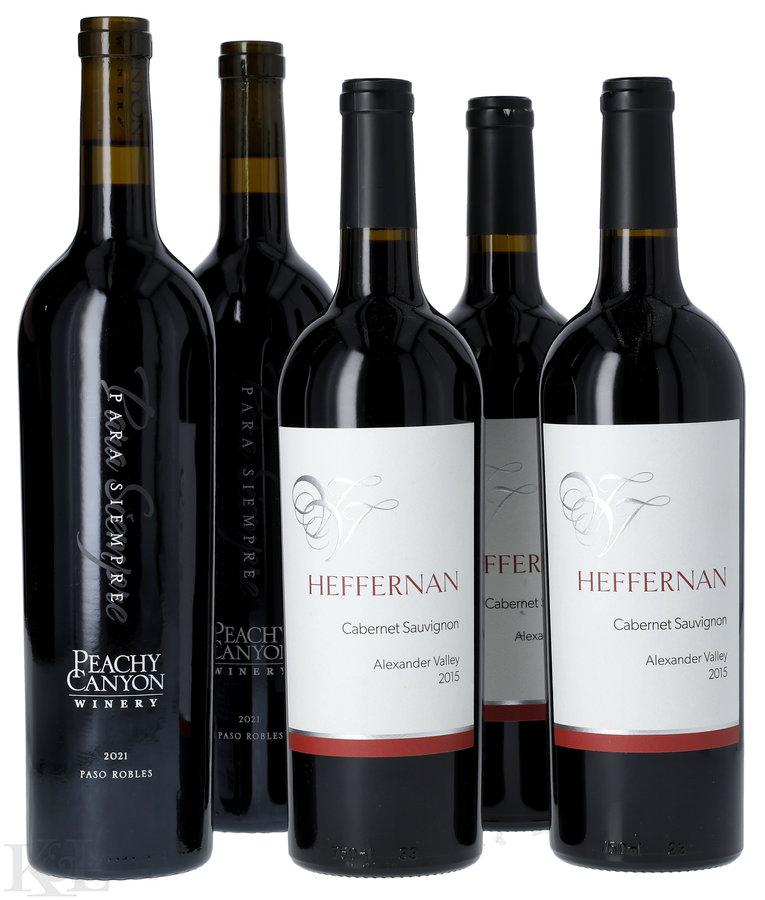Heffernan & Peachy Canyon Cabernet Sauvignon Tasting Lot
