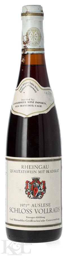 1971 Schloss Vollrads Riesling Auslese #005