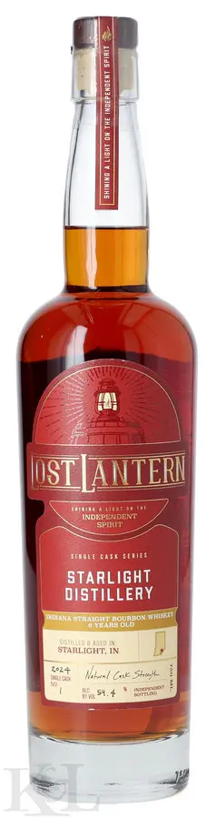 Lost Lantern Spring Collection: Starlight Distillery 6 Year Old Single Cask Indiana Straight Bourbon Whiskey