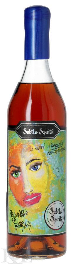 Subtle Spirits 12 Year Old "Nothing Subtle - Chemistry = (Romance)/Whiskey Attraction" Indiana Straight Rye Whiskey