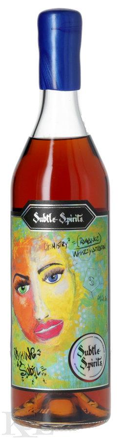 Subtle Spirits 12 Year Old "Nothing Subtle - Chemistry = (Romance)/Whiskey Attraction" Indiana Straight Rye Whiskey