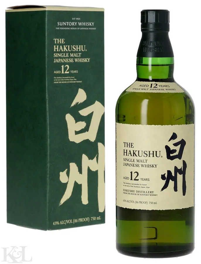Hakushu 12 Year Old Peated Japanese Single Malt Whisky