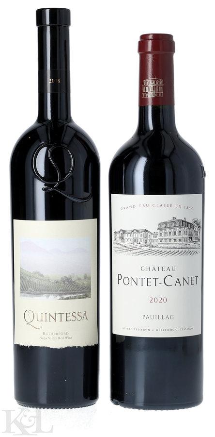 Quintessa Rutherford Bordeaux Blend & Pontet-Canet, Pauillac Tasting Lot