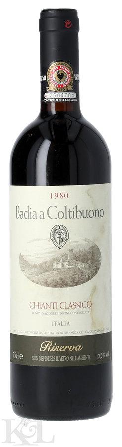 1980 Badia a Coltibuono Chianti Classico Riserva