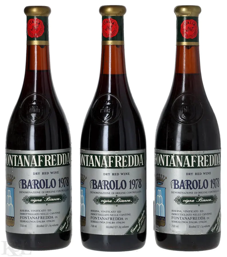 1978 Fontanafredda "La Bianca" Barolo Riserva