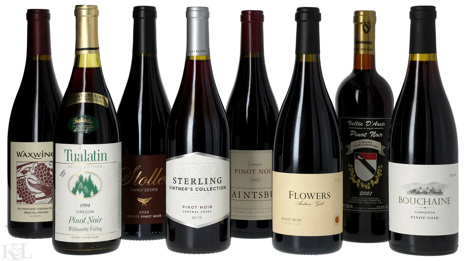 Willamette Valley, Sonoma Coast, Carneros, & Valle d’Aosta Pinot Noir Tasting Lot