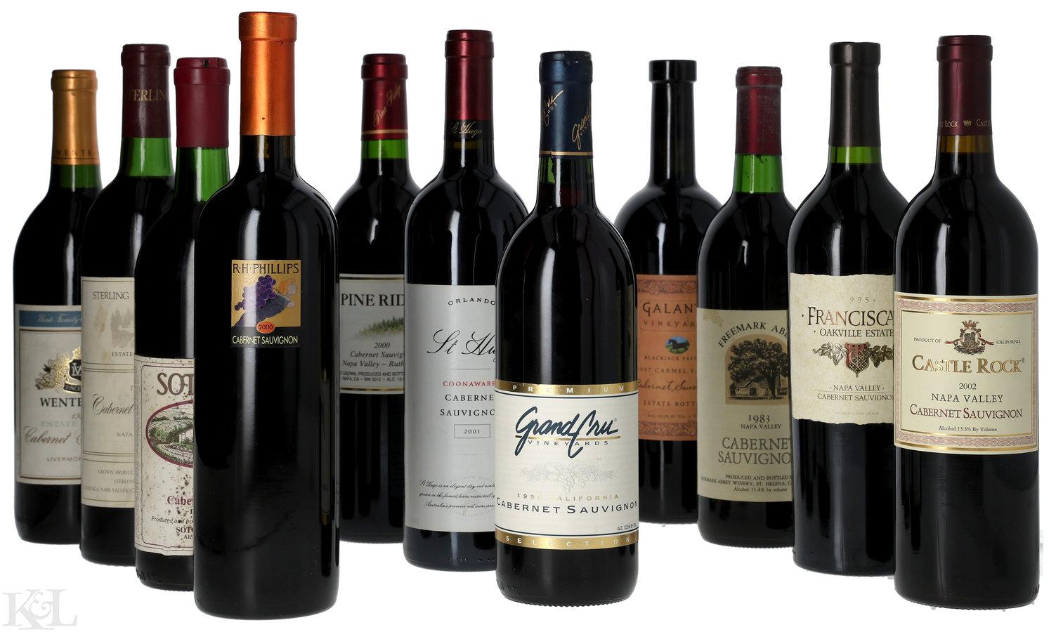 California & Australian Cabernet Sauvignon Tasting Lot