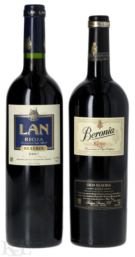 Beronia Gran Reserva Rioja & Bodegas LAN Reserva Rioja Tasting Lot
