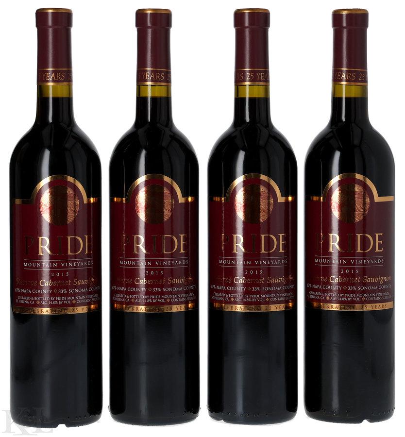 2015 Pride Mountain "Reserve" Sonoma-Napa Counties Cabernet Sauvignon