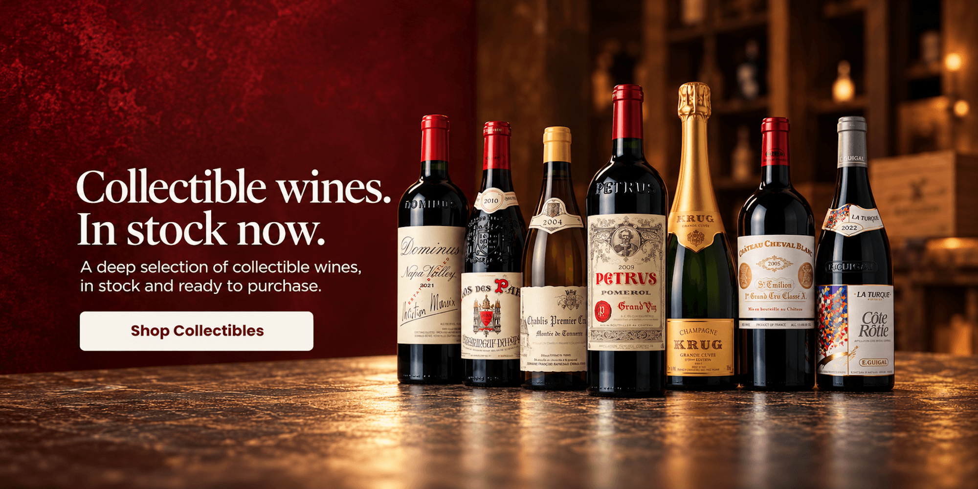 Collectible Wines - In Stock Now