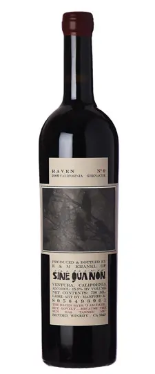 2006 Sine Qua Non "The Raven No. 9" Grenache