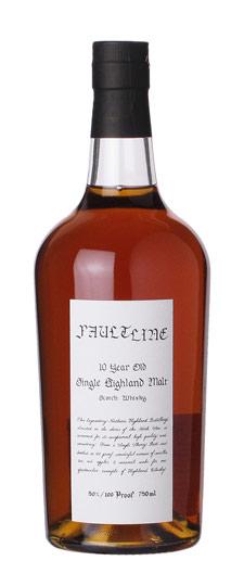 Faultline 10 Year Old North Highland Single Barrel 100 Proof Single Malt Whisky (750ml)