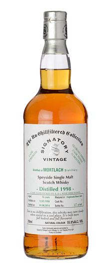 1998 Mortlach 16 Year Old "K&L Exclusive - Signatory - Sherry Butt Finish" Cask Strength Speyside Single Malt Scotch Whisky