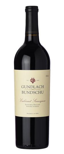 2012 Gundlach Bundschu "Estate Vineyard" Sonoma Valley Cabernet Sauvignon