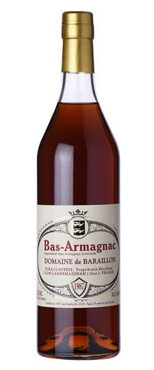 1987 Domaine de Baraillon 36 Year Old K&L Exclusive Armagnac (750ml)