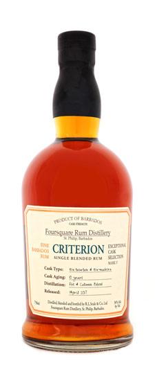 Foursquare Rum Distillery 10 Year Old "Mark V - Criterion" Ex-Bourbon & Madeira Cask Exceptional Cask Selection Single Blended Barbados Rum