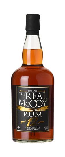 Real McCoy 12 Year Old "Distiller's Proof" Single Blended Barbados Rum (750ml)