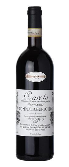 2013 Comm. G.B. Burlotto "Monvigliero" Barolo (lightly soiled labels)