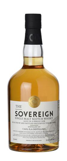 2010 Caol Ila 7 Year Old "Sovereign" K&L Exclusive Single Sherry Finished Butt Cask Strength Single Malt Scotch Whisky (750ml)