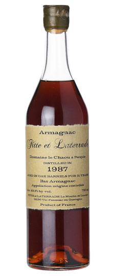 1987 Fitte et Laterrade 31 Year Old "Domaine Le Chaou" Bas-Armagnac