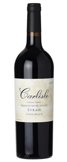2017 Carlisle "Papa's Block" Russian River Valley Syrah