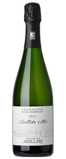 2012 Nicolas Maillart "Les Chaillots Gillis" 1er Cru Brut Nature Blanc de Blancs Champagne