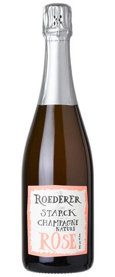2012 Louis Roederer & Philippe Starck Brut Rosé Nature Champagne