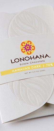 Lonohana Estate "70% Dark" Hawaiian Chocolate (2.3oz)