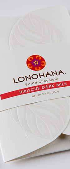 Lonohana Estate "Hibiscus Dark Milk" Hawaiian Chocolate (2.3oz)