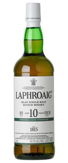 Laphroaig 10 Year Old "Batch 012" Original Cask Strength Islay Single Malt Scotch Whisky