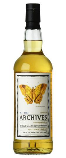 2007 Glen Elgin 12 Year Old "Archives Whisky From The Whiskybase Team" Single Cask Speyside Single Malt Scotch Whisky (750ml)