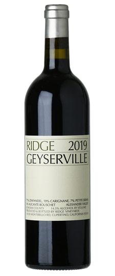 2019 Ridge Vineyards "Geyserville" Alexander Valley Zinfandel