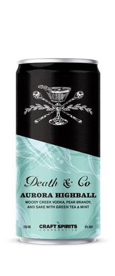 Death & Co. Aurora Highball Cocktail (4x200ml cans)