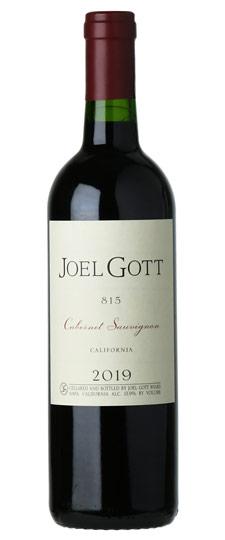 2019 Joel Gott "815" California Cabernet Sauvignon