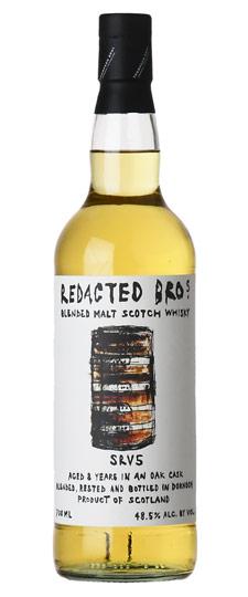 Dornoch Distillery Redacted (Thompson) Bros 8 Year Old "SRV5" Blended Malt Scotch Whisky (700ml)