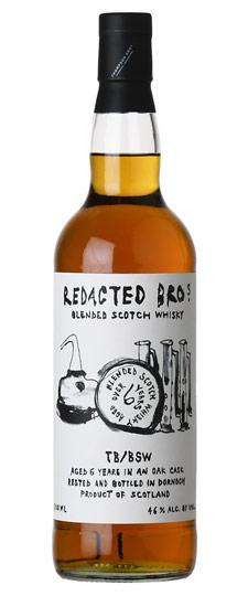 Dornoch Distillery Redacted (Thompson) Bros 6 Year Old "TB/BSW" Blended Scotch Whisky (700ml)