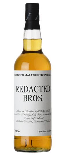 2010 Williamson (Laphroaig) 12 Year Old "Redacted Bros." (Thompson/Dornoch) Single Refill Sherry Butt Islay Blended Malt Scotch Whisky (700ml)