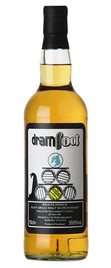 2002 Bruichladdich 20 Year Old "Dramfool" Islay Single Malt Scotch Whisky (700ml)