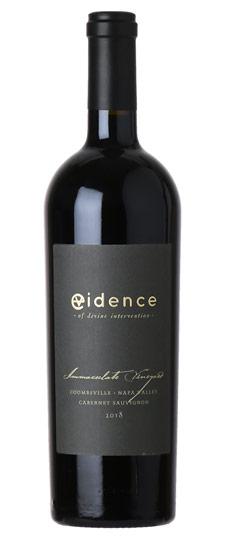2018 Evidence "Immaculate Vineyard" Coombsville Cabernet Sauvignon