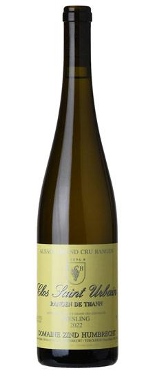 2022 Zind-Humbrecht Rangen de Thann "Clos St-Urbain" Riesling Grand Cru Alsace