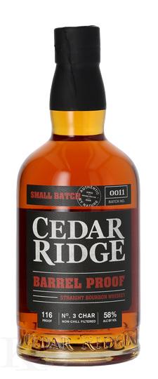 Cedar Ridge "Barrel Proof" Iowa Bourbon Whiskey (750ml)