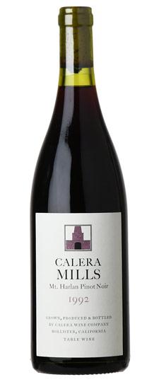1992 Calera "Mills" Mt. Harlan Pinot Noir