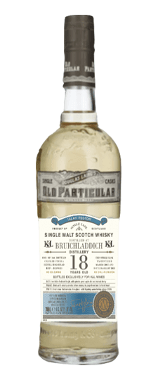 2007 Bruichladdich 18 Year Old "Old Particular" K&L Exclusive Single Cask Strength Refill Hogshead Islay Single Malt Scotch Whisky (700ml)